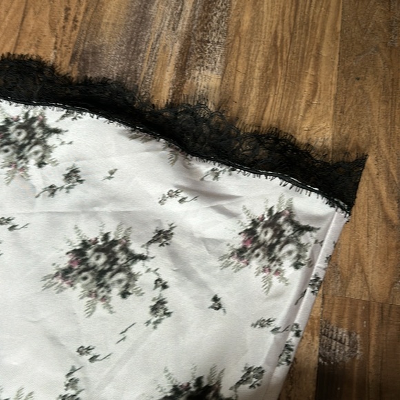 The Brock Collection Floral Lace Trimmed Maxi Dress - Picture 7 of 12